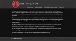 Desktop Screenshot of mmbimports.com